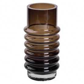 Ваза для цветов стеклянная в винтажном стиле Flower Season 31 см Черный (HP-10-23)