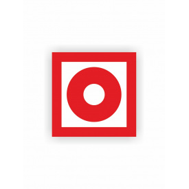 Табличка Vivay 15x15 см Червоно-білий (hub_3m95zi)