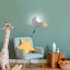 Настінний світильник Candellux Moon 40x29.5 см Жовто-сірий (21-75727) Охтирка