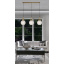 Люстра Viokef Doria 87x120 см Золотистий (Vi4249600) Хуст