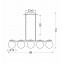 Люстра Candellux Ramon 86x114 см Хром (35-01429) Городок