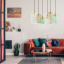 Люстра TK Lighting Marco 66x130 см Чорно-золотистий (TK3328) Городок