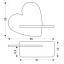 Настенный светильник Candellux Heart 36x26 см Коричнево-розовый (21-84569) Каменское