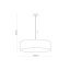 Люстра TK Lighting Rondo 60x120 см Сірий (TK4858) Запоріжжя