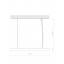 Стельовий світильник Nowodvorski Cl Office 151x6x7 см Чорний (Now10214) Кропивницький