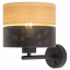 Бра TK Lighting Nicol 20x24 см Чорний (TK6539) Рівне