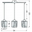 Люстра Candellux Cox 54x125 см Черный (33-59369) Хмельницкий