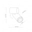 Бра TK Lighting Jet 12x12.5x11.5 см Білий (TK5393) Київ