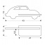 Настенный светильник Candellux Car 43x15 см Коричневый (21-85061) Вышгород