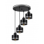 Люстра Candellux Wama 40x100 см Чорно-сріблястий (34-00491) Прилуки