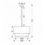 Люстра Candellux Ruben 25x115 см Чорний (31-21656) Чернівці