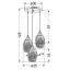 Люстра Candellux Marina 35x125 см Хром (33-60181) Тячів