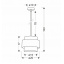 Люстра Candellux Rattan 20x100 см Черный (31-18182) Долина
