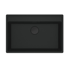 Мийка для кухні Franke Maris MRG 610-72 TL Black Edition, врізна, чорний мат (114.0720.007) Ромни