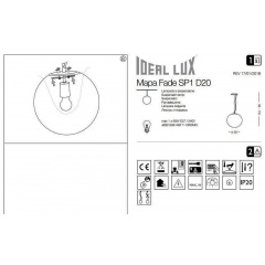 Люстра Ideal Lux MAPA FADE 140711 Киев