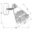 Бра Candellux Discovery 10x16 см Біло-сріблястий (91-62154) Буча