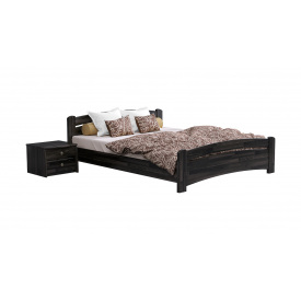 Двоспальне ліжко Estella Венеція 140х190 см дерев'яне венге