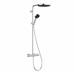 Душова система Hansgrohe Pulsify S Puro Showerpipe EcoSmart 260 1jet з термостатом хром (24237000) Бердичев