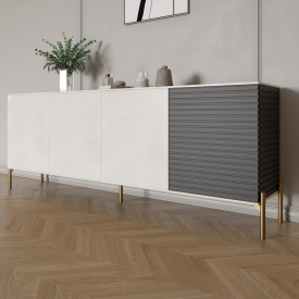 Комод Lion Грей 204x38x76.5 см Бетон/Асфальт (LION-042670)