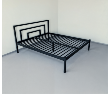 Кровать Tobi Sho BRIO-1 полуторная металлическая 200X120 Черный