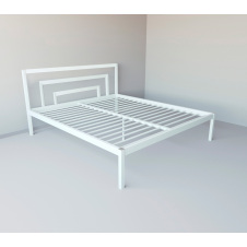 Кровать Tobi Sho BRIO-1 двухспальная металлическая 200X160 Белый