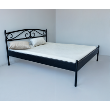 Кровать Tobi Sho VERONA-1 полуторная металлическая 200X140 Черный