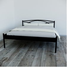 Кровать Tobi Sho PALERMO-1 двуспальная металлическая 200X180 Черный