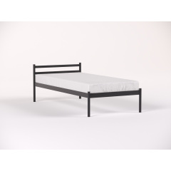 Кровать Tobi Sho COMFORT-1 односпальная металлическая 200X90 Черный Вышгород