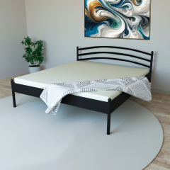 Кровать Tobi Sho GLORIA-1 (50) двуспальная металлическая 200x160 Белый Обухов