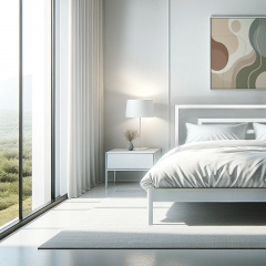 Кровать Tobi Sho BRIO-1 двухспальная металлическая 190X160 Белый Павлоград