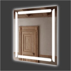 Зеркало квадратное Экватор с 3D подсветкой DR-43 700х700х30 Южноукраинск