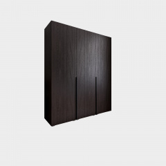 Шкаф распашной трехдверный Tobi Sho ST-0027 со штангой и полками, 1800х2210х520 мм Венге Ворожба