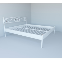 Кровать Tobi Sho VERONA-1 двухспальная металлическая 200X180 Белый Луцк