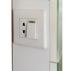 Зеркальный панорамный шкафчик в ванную комнату с подсветкой TR24-60 600х700х120 мм Белый Кропивницкий