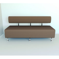 Диван офисный Tobi Sho Доран без подлокотников 1800x540x750, кожзам Капучино 2242 Конотоп