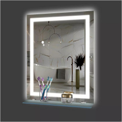 Зеркало прямоугольное Экватор с LED подсветкой DR-50 600х800х30 с полочкой Костополь
