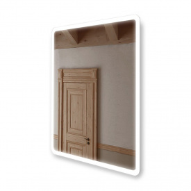 Зеркало настенное Экватор с LED подсветкой с заокруглением DR-12 500х700х30