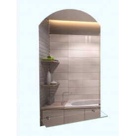 Зеркало навесное Tobi Sho FG-8 с полкой 500х675х120