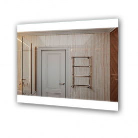 Зеркало настенное Экватор с LED подсветкой сверху и снизу DR-27 700х500х30