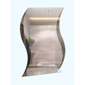 Дзеркало навісне Tobi Sho FG-71 хвилясте з полицею 480х687х120