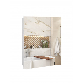 Дзеркальна навісна шафа у ванну кімнату TR7-70 700х700х140 мм