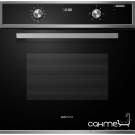 Встраиваемый электрический духовой шкаф Interline Steam Inside OES 543 ECC XA черный/нерж. сталь