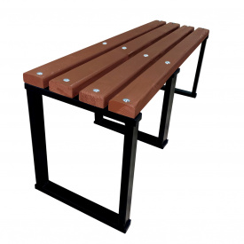 Лавка садовая Tobi Sho Лофт без спинки и подлокотников усиленная 200 см цвет черешня