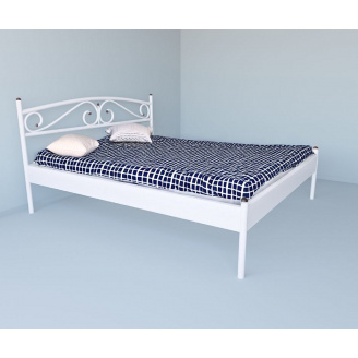 Ліжко Tobi Sho VERONA-1 полуторне металеве 200X120 Білий