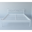 Кровать полуторная металлическая Tobi Sho CAROLA-1 200Х120 Белая Самбор