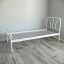 Кровать Tobi Sho RELAX-1 односпальная металлическая для дачи, гостиниц 190X80 Белый Стрый