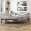 Кровать Tobi Sho GLORIA-1 (38) двуспальная металлическая 200X160 Коричневый Киев