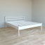Кровать двуспальная металлическая Tobi sho Гармония 200X180 белый Золотоноша
