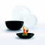 Сервиз LUMINARC DIWALI BLACK & WHITE, 19 предметов (6471668) Львов