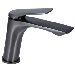 Змішувач для раковини Qtap Vlasta New збройова сталь (QTVLA270GMB45641) Бучач